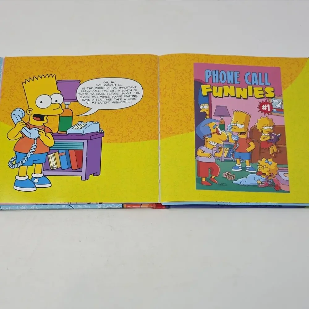 Bart Simpson Manual of Mischief Hardcover Illustrated Activity Book 2014 (Vault)
